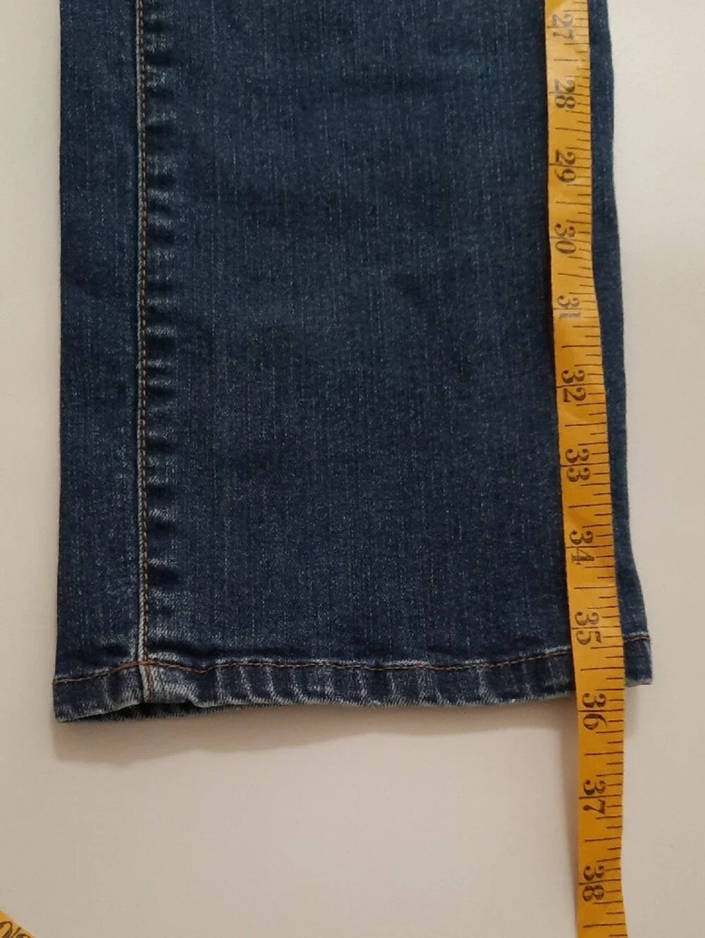 Sonoma Dark Wash Two-Tone Straight Leg Jeans - Size 8P